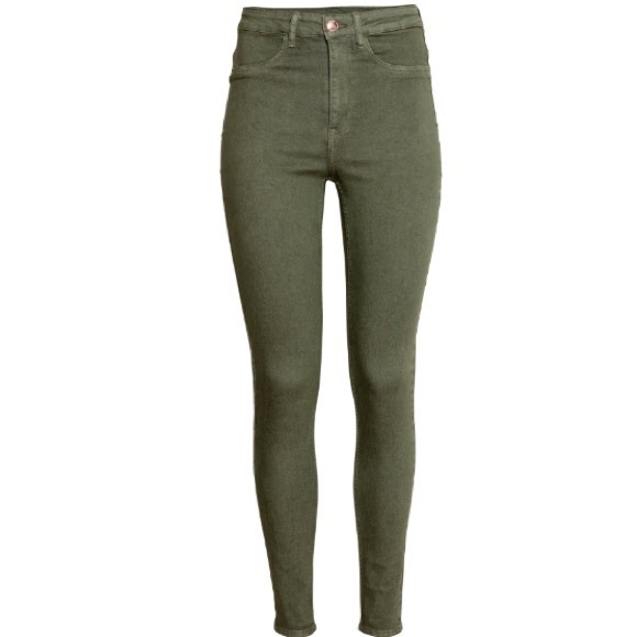 H&M Denim - H&M Army Green Jeans